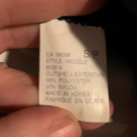 Vintage  metallic Crop teal blue windbreaker - Picture 9 of 9